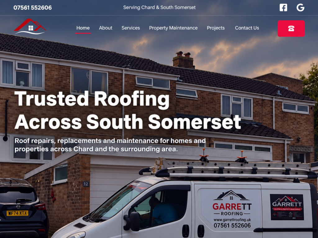 Garrett Roofing – Website Redesign Case Study GARRETT ROOFING
