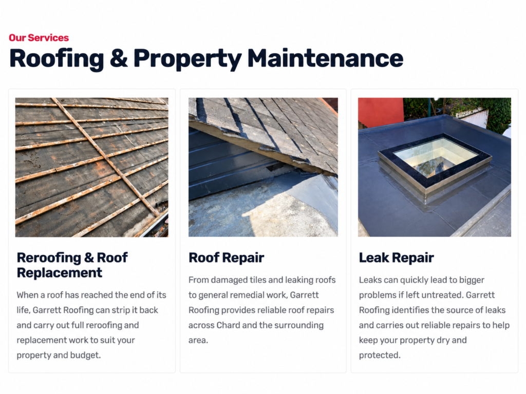 Garrett Roofing – Website Redesign Case Study GARRETT ROOFING